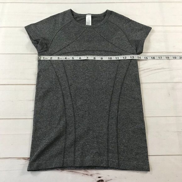 Ivivva Kids Girls Gray Active Shirt Short Sleeve Size 12 - Picture 4 of 6